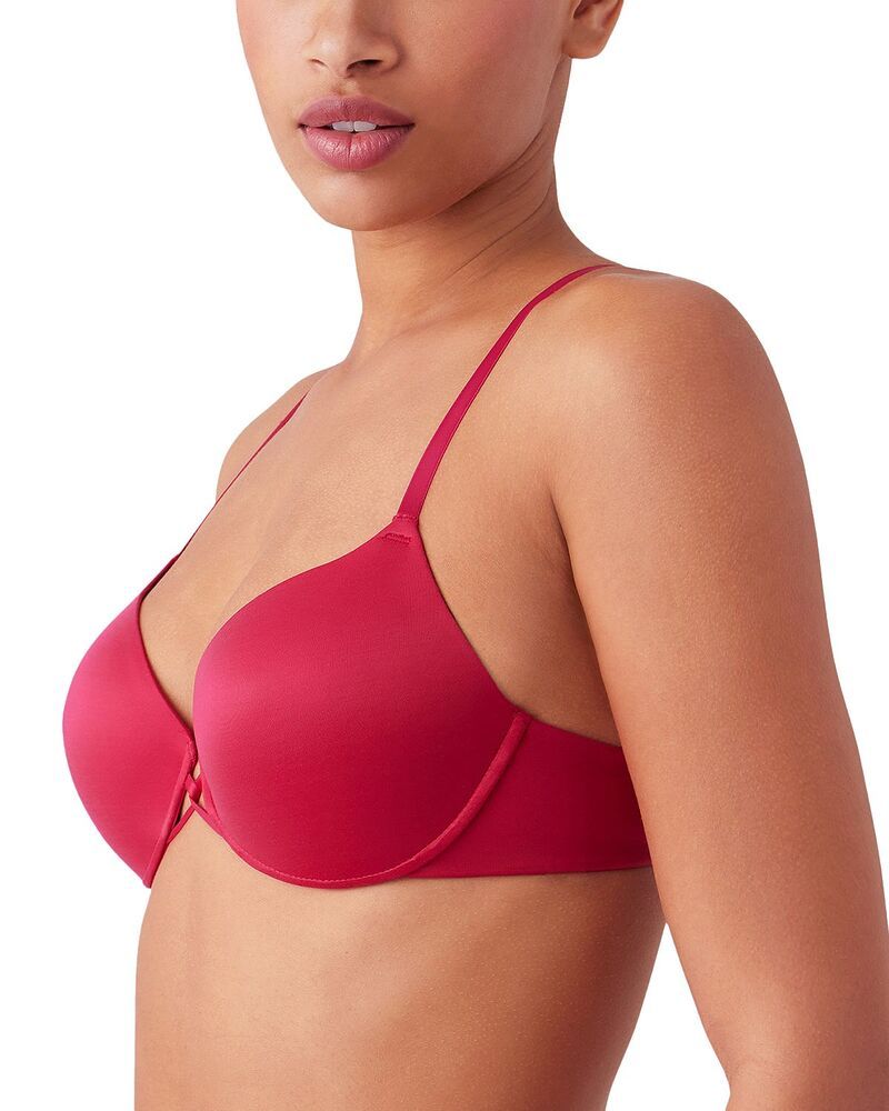 ビーテンプティッド レディース アンダーウェア ブラジャー btemptd by Wacoal Undercover Plunge Contour Bra Cerise