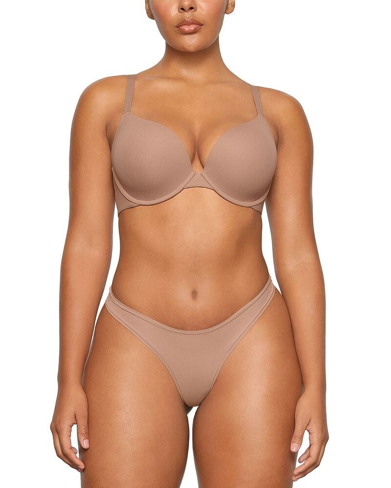 スキムズ レディース アンダーウェア ブラジャー SKIMS Fits Everybody Push Up Demi Bra Sienna