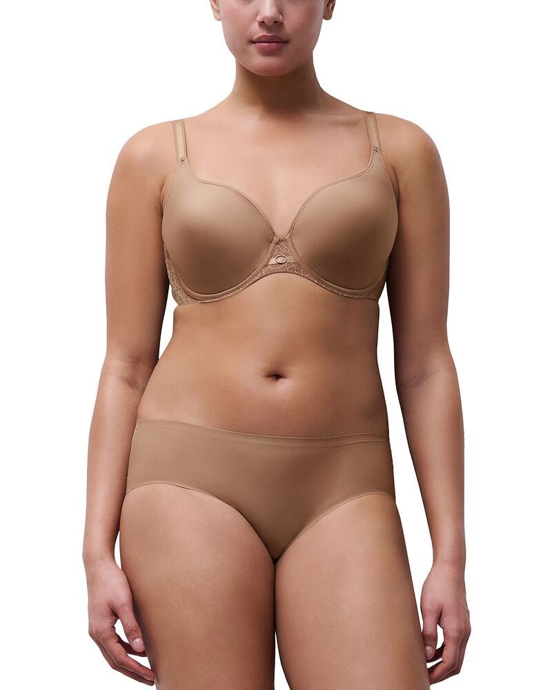 シャントル レディース アンダーウェア ブラジャー Chantelle Belle Sexy Solution Plunge Bra Coffee Latte コーヒー