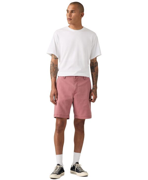 リーバイス メンズ ボトムス ハーフパンツ・ショーツ ショートパンツ Levis Mens RelaxedFit 8 Chino Shorts Roan Rouge