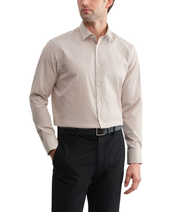 カルバンクライン メンズ トップス シャツ レギュラーフィット コットン Calvin Klein Refined Cotton Stretch Mens Regular Fit DresshirtA