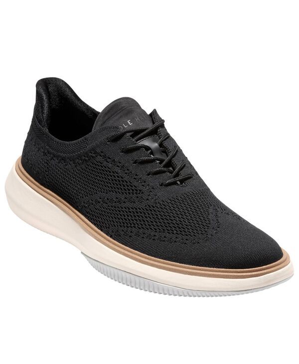 コールハーン メンズ シューズ オックスフォード レース Cole Haan Mens Grand Phaze Stitchlite QuickOn LaceUp Oxford Shoes Black