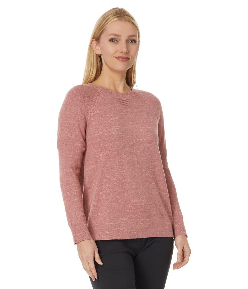 エルエルビーン レディース アウター ニット・セーター クルーネック スウェット シャツ コットン Llbean Organicotton Slub Crew Neck Sweatshirt Swea