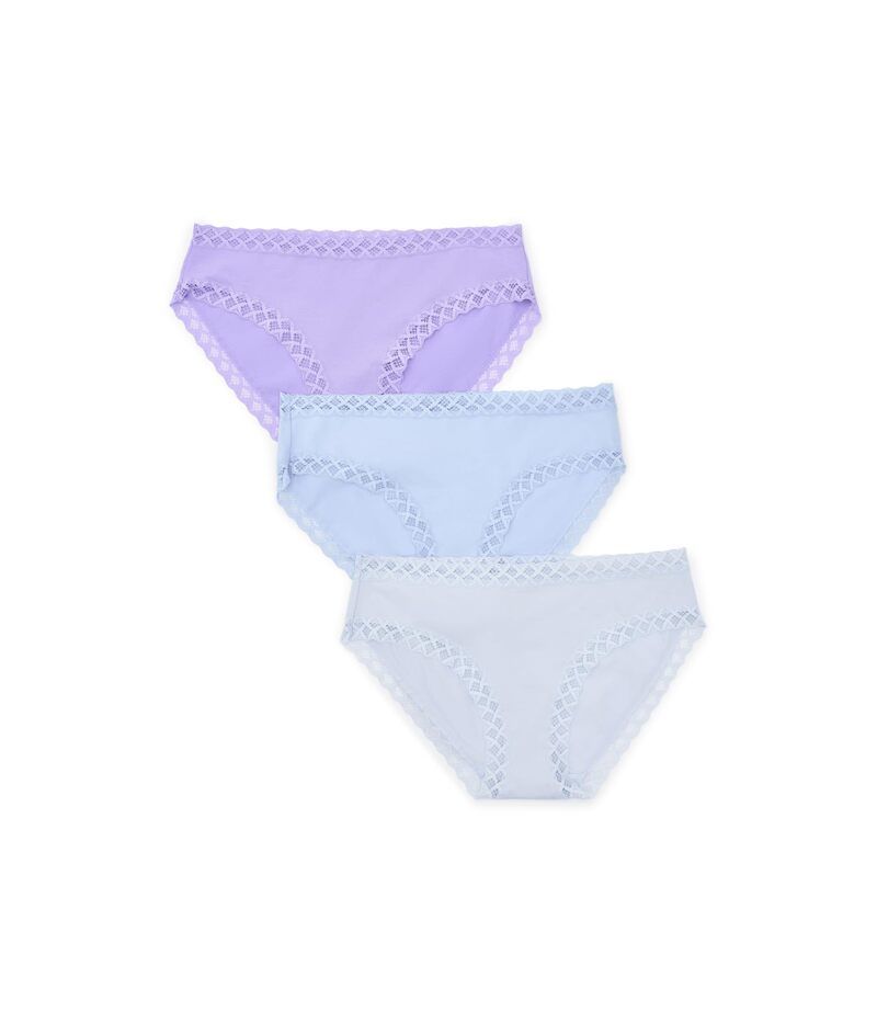 ナトリ レディース アンダーウェア パンツ Natori Bliss Girl Brief 3PackWo Frosted SkyBlu