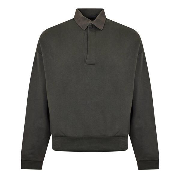フィアオブゴッド メンズ トップス ポロシャツ Fear Of God Essentials Mens Long Sleeve Polo Shirt Ink
