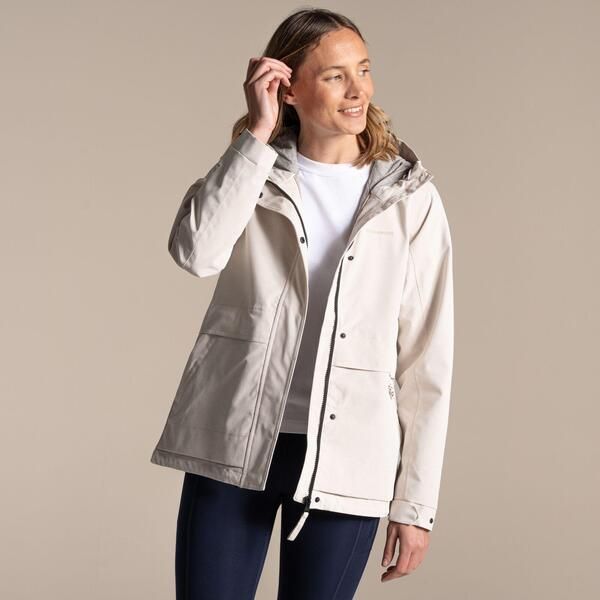 クラッグホッパーズ レディース アウター ジャケット・ブルゾン Craghoppers Maryam Waterproof AquaDry Jacket Oyster