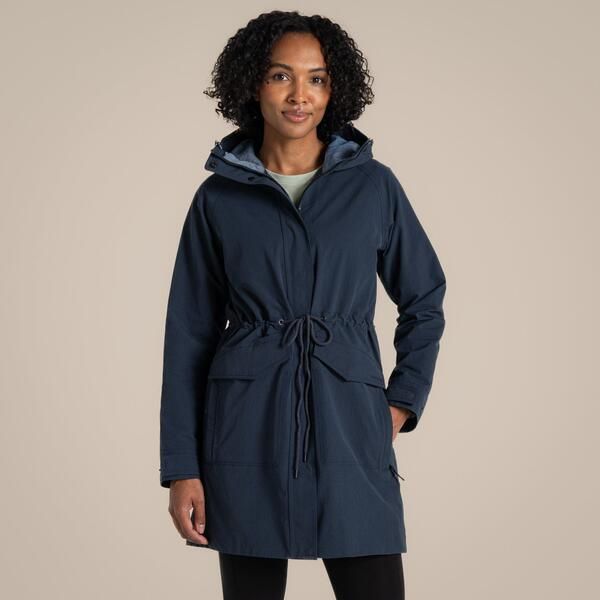 クラッグホッパーズ レディース アウター ジャケット・ブルゾン Craghoppers Emilia Waterproof Long Jacket Blue Navy ネイビー