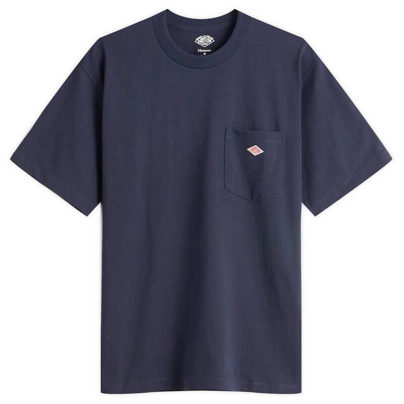 ダントン メンズ トップス Tシャツ Danton PocketShirt Navy ネイビー
