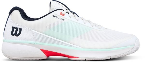 ウィルソン メンズ シューズ スニーカー Wilson Mens Rush Lite 5 Tennishoes WhiteBayFiery Coral ホワイト