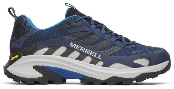 メレル メンズ シューズ スニーカー Merrell Mens Moab Speed 2 GORETEX Hiking Shoes Navy Night ネイビー