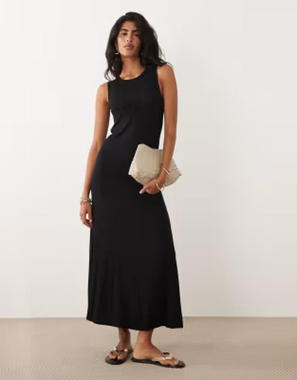 ジェイディーワイ レディース トップス ワンピース ノースリーブ マキシ JDY sleeveless maxi dress Black ブラック
