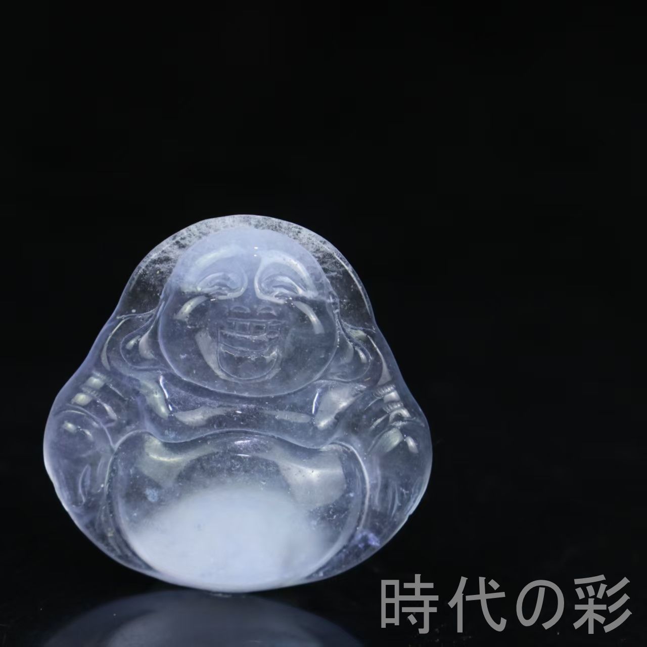 如意観音玉牌】中国古美術 玉器 翡翠 如意吉祥 観音守護 開運縁起物 