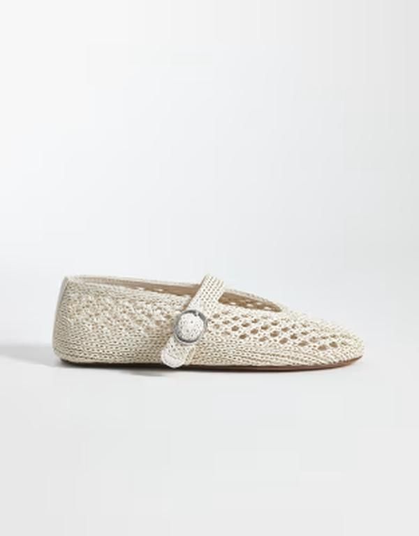 スティーブ マデン レディース シューズ パンプス Steve Madden Alara woven ballet flats in sand pearl SAND PEARL パール