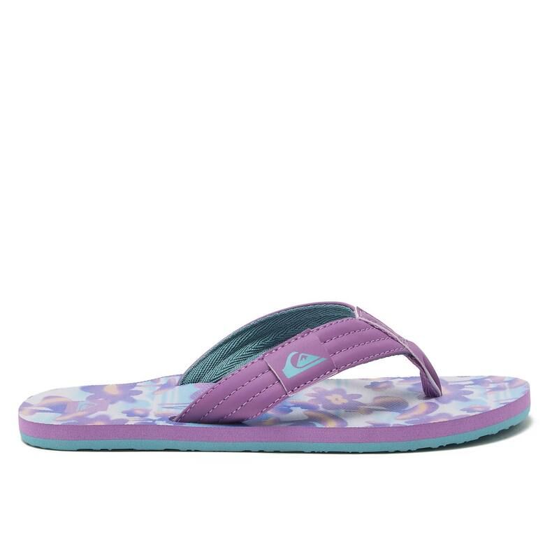 クイックシルバー レディース シューズ サンダル Quiksilver Kids Foundation Sport Slide Violet Marine Blue ブルー