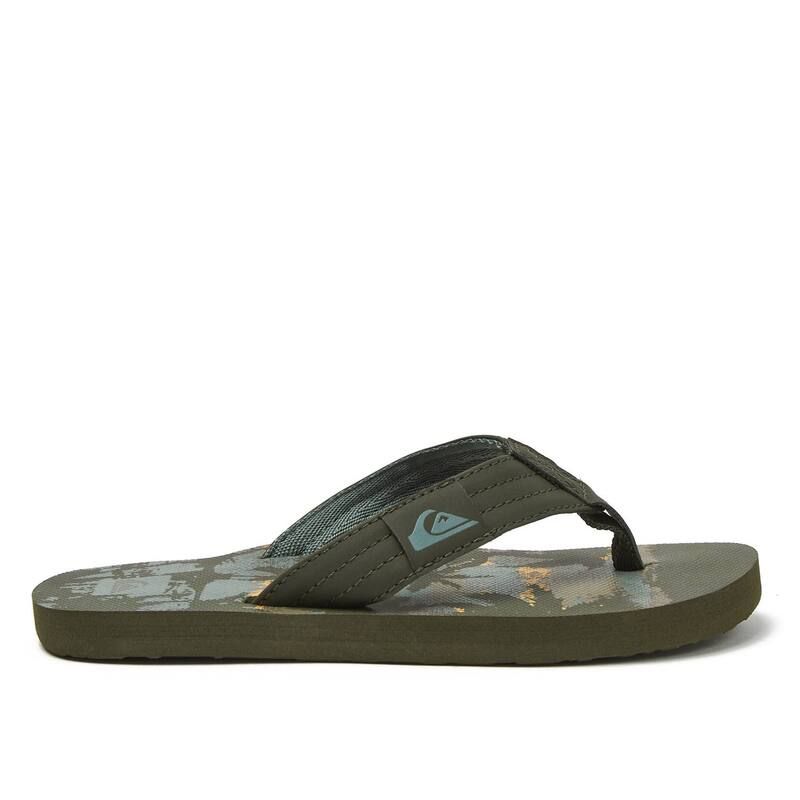 クイックシルバー レディース シューズ サンダル Quiksilver Kids Foundation Sport Slide Green Teal Orange ティール