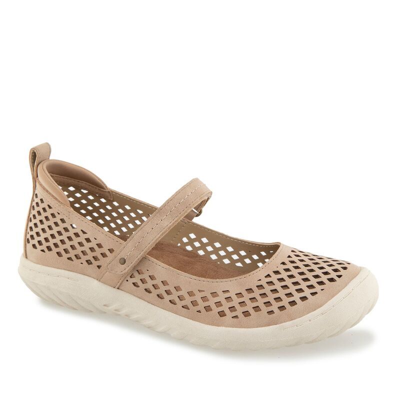 ジャイビーユー レディース シューズ サンダル JBU Womens Bee Casual Mary Janes Taupe トープ