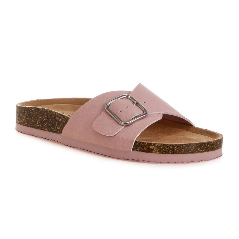 ロンドンラグ レディース シューズ サンダル London Rag Aranda WomenslipOn Comfort Sandals Pink ピンク