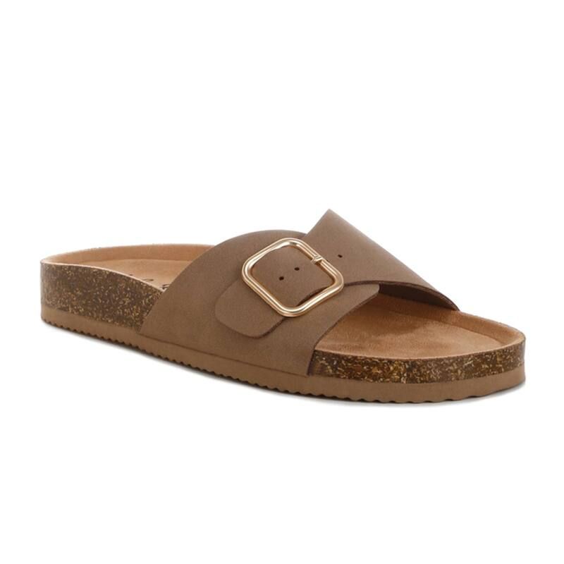 ロンドンラグ レディース シューズ サンダル London Rag Aranda WomenslipOn Comfort Sandals Taupe トープ