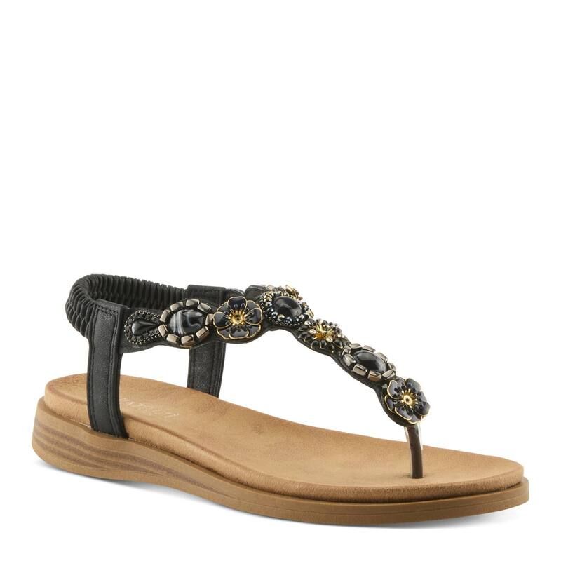 パトリシア レディース シューズ サンダル Patrizia Sinai Womens Thong Sandals Black Multi ブラック