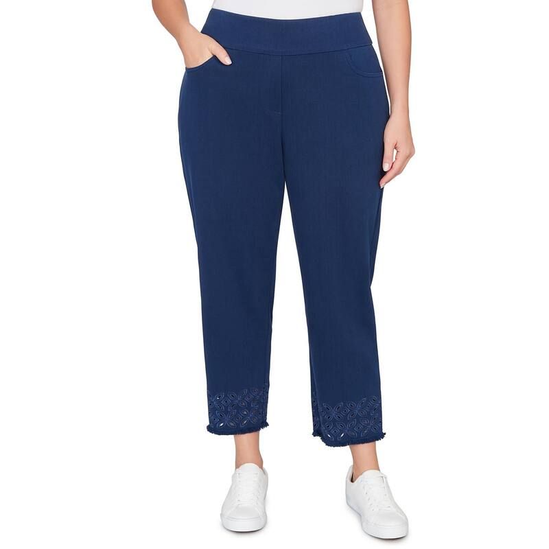 アルフレッド ダナー レディース ボトムス カジュアルパンツ プラスサイズ デニム アンクル Plusize Alfredunner Super Stretch Denim Ankle Pants M