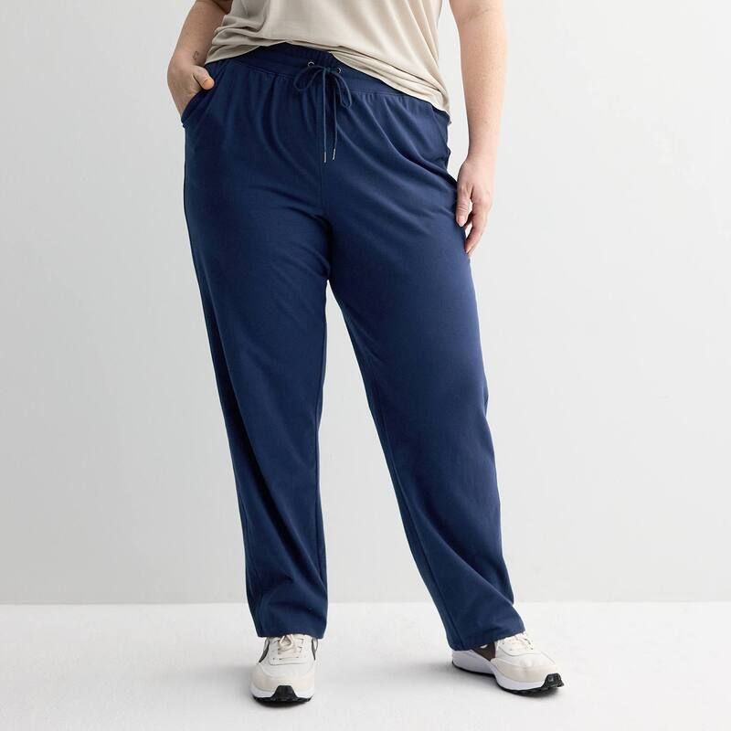 Tek Gear レディース ボトムス カジュアルパンツ プラスサイズ Plusize Tek Gear Essential Pants Navy Romance ネイビー