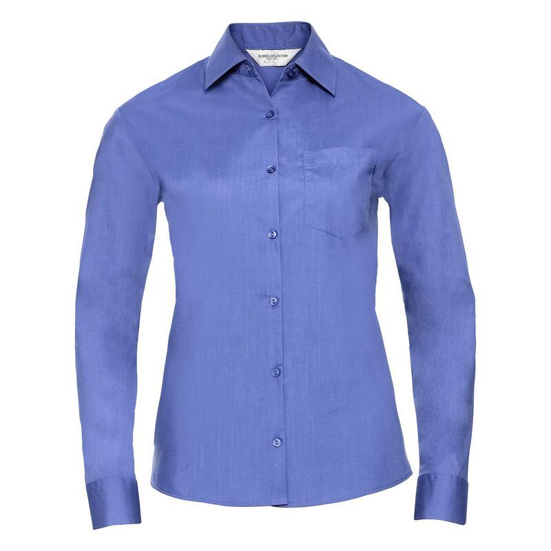 ラッセルアスレチック レディース トップス シャツ 長袖 Russell Athletic Russell Collection WomensLadies Poplin EasyCare LongSl