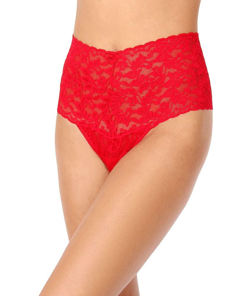 ハンキーパンキー レディース アンダーウェア パンツ Hanky Panky Retro Thong Red レッド