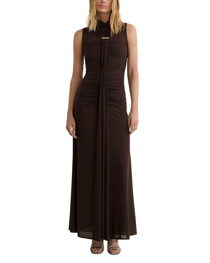 レイス レディース トップス ワンピース REISS Colette Dress Chocolate チョコレート