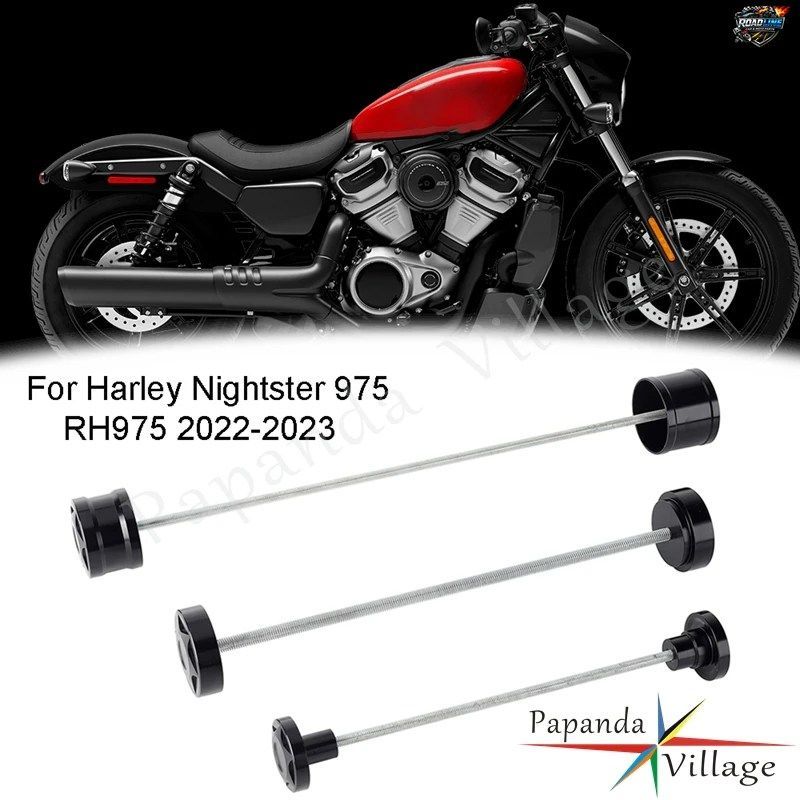オートバイ用ホイール転倒防止プロテクター フロント ミドル リア アクスル フォーク クラッシュ スライダー キャップ カバー ハーレー ナ