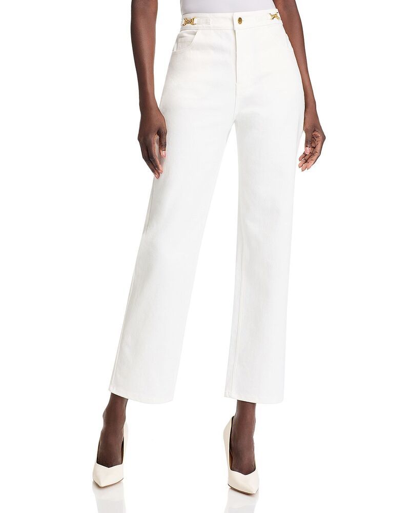 コビーハルペリン レディース ボトムス カジュアルパンツ Kobi Halperin June Straight Pants White ホワイト