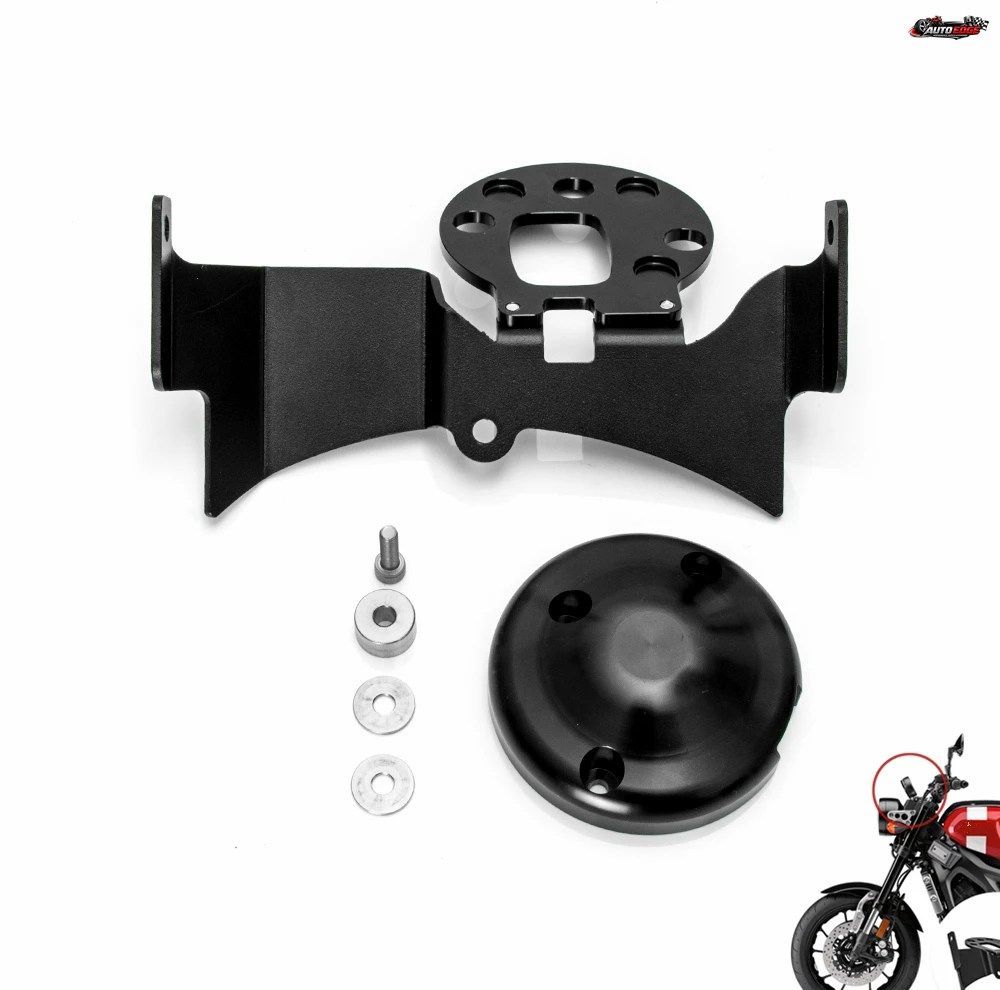 ヤマハ XSR900 XSR 900 2017 2018 2019 用オートバイ走行距離計ゲージ取り付けブラケット（アルミニウム製）スピードメーターブラケット