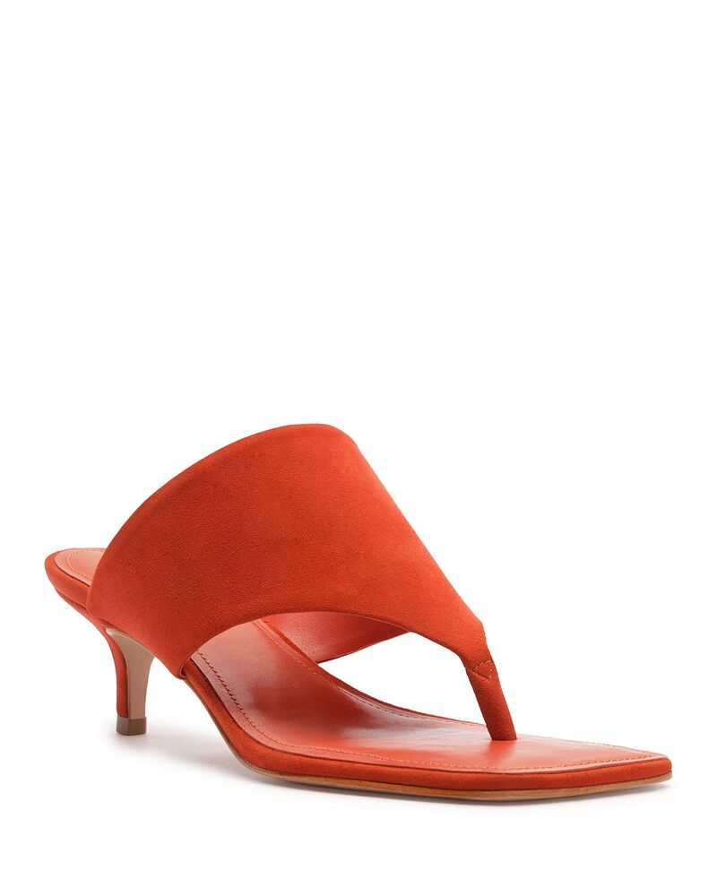 シュッツ レディース シューズ サンダル SCHUTZ Womensage Mid Stiletto Sandals Orange Clay オレンジ
