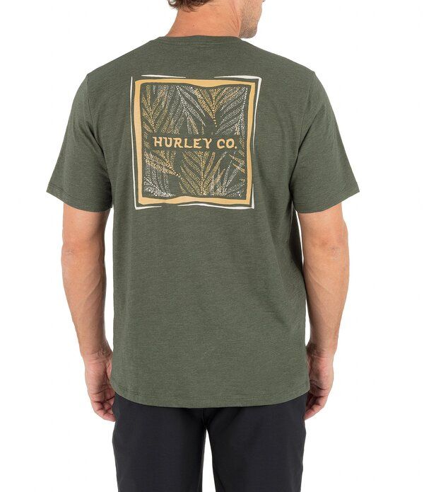 ハーレー メンズ トップス シャツ ロゴ Hurley Journey Logo Short Sleeve TShirt Charcoal Fern チャコール