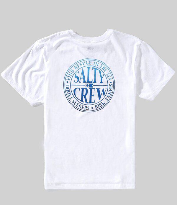 ソルティークルー メンズ トップス シャツ Salty Crew Global Short Sleeve TShirt White ホワイト