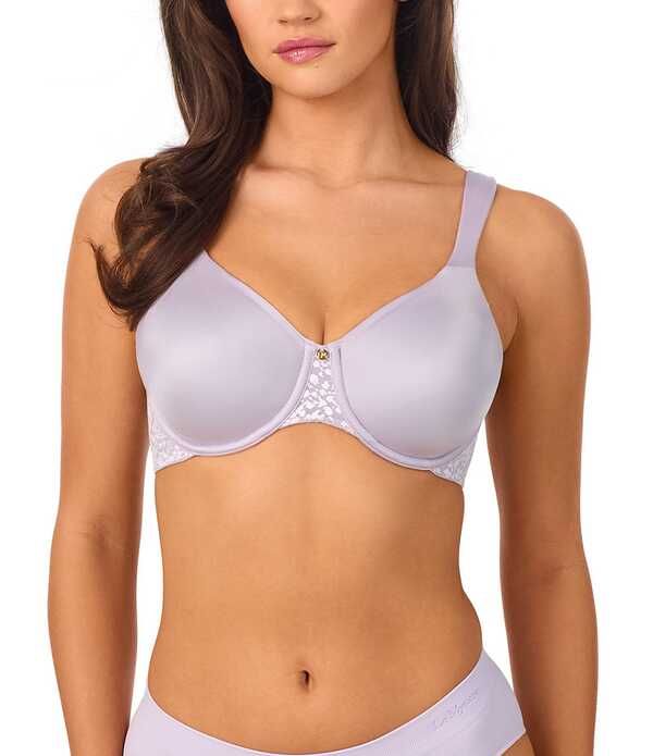 レミステレー レディース アンダーウェア ブラジャー Le Mystere Safari Full Coverage Unlined Back Smoothing Bra Lilac Haze ライラ