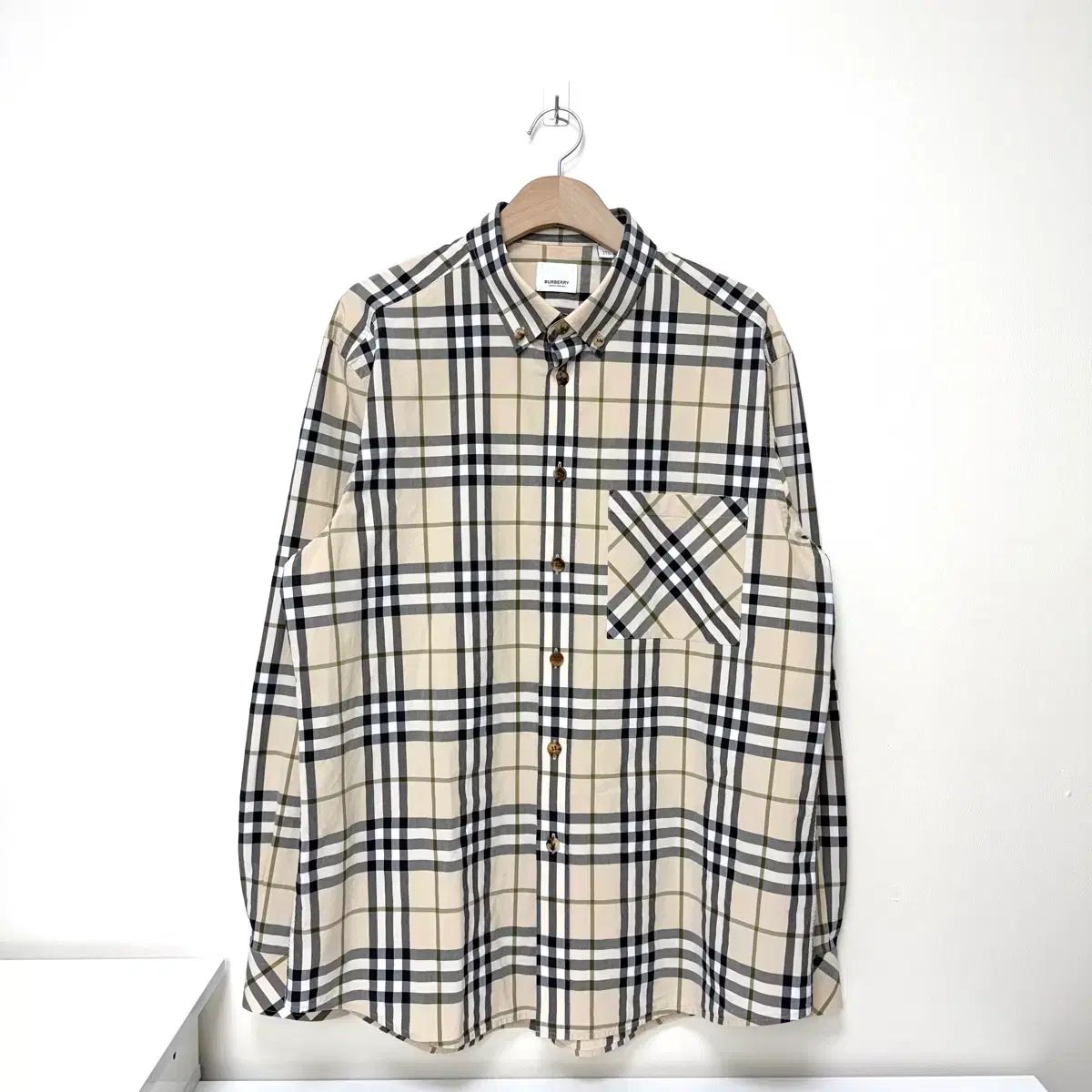 2XL バーバリー チェック ポプリン シャツ
