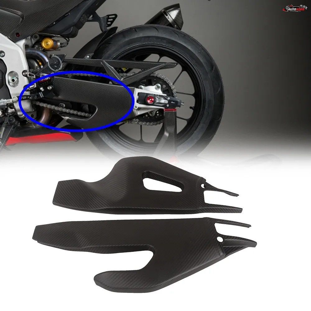 アプリリア RSV4 TUONO V4 2021 - 23 用 カーボンファイバー製スイングアームガードプロテクター モーターサイクルスイングアームカバーフ