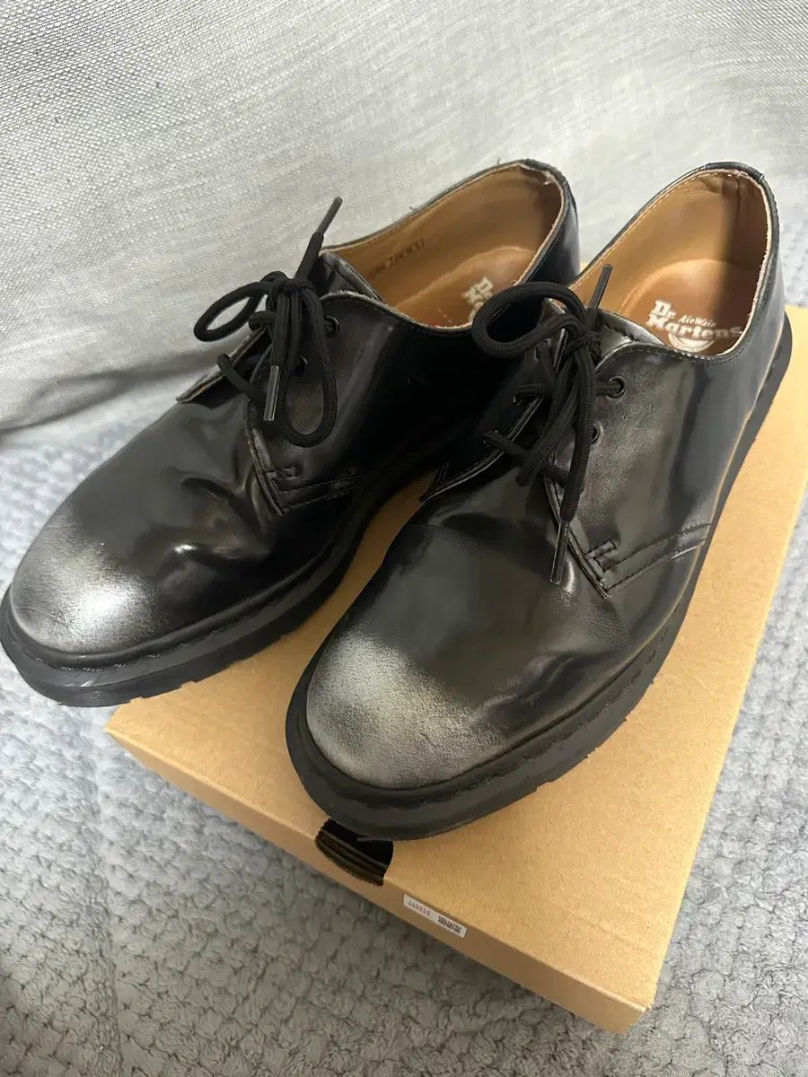 280/2回着用 DR. MARTENS × Supreme シュプリーム 1461 ブラック