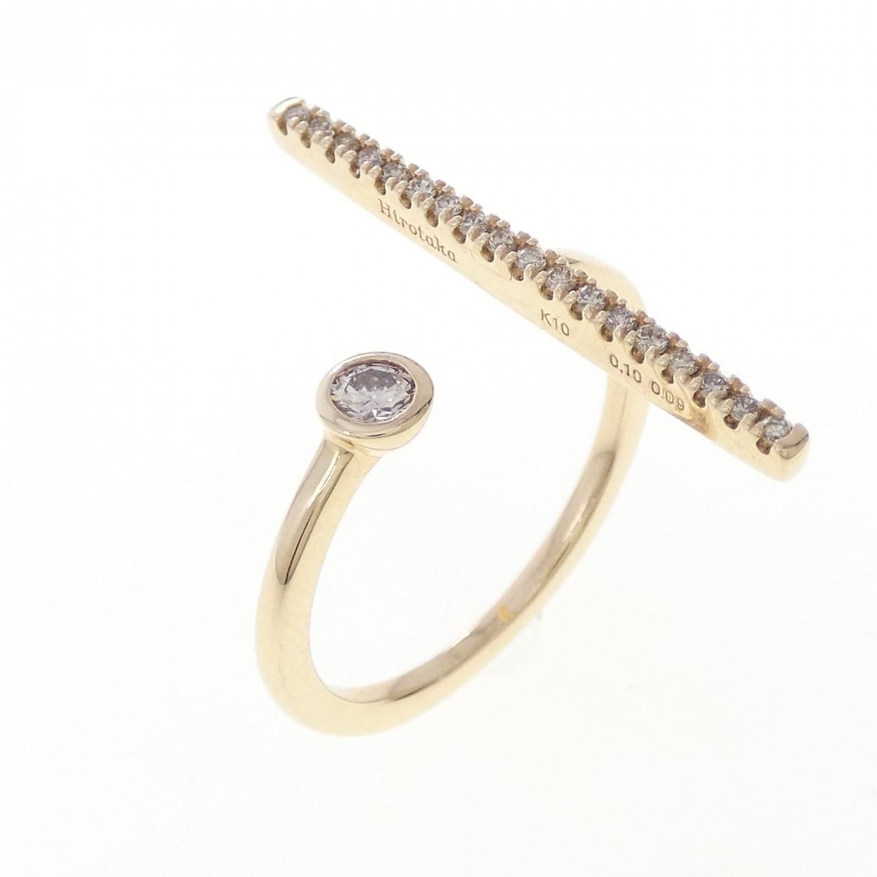 ヒロタカ ゴサマー リング 0.10CT