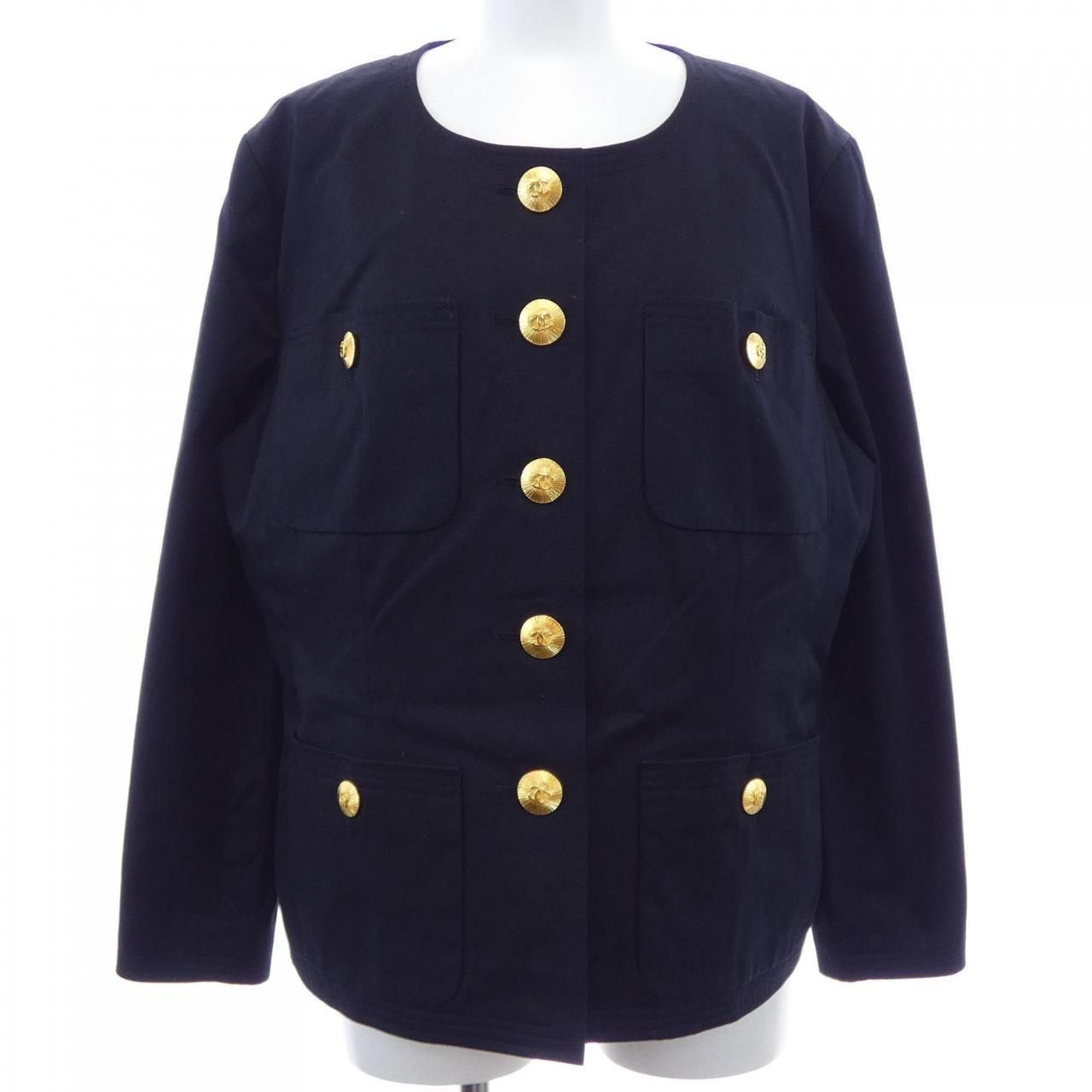 【ヴィンテージ】シャネル CHANEL 20095A81 ノーカラージャケット