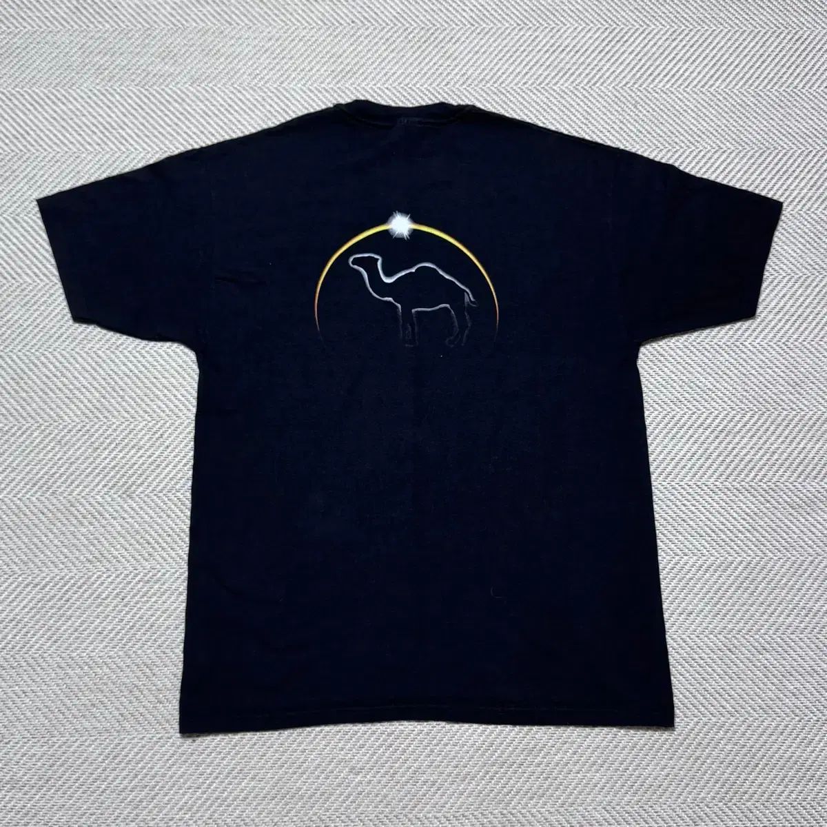 (XL) 90s ヴィンテージ キャメル プロモ エクリプス ポケット Tシャツ