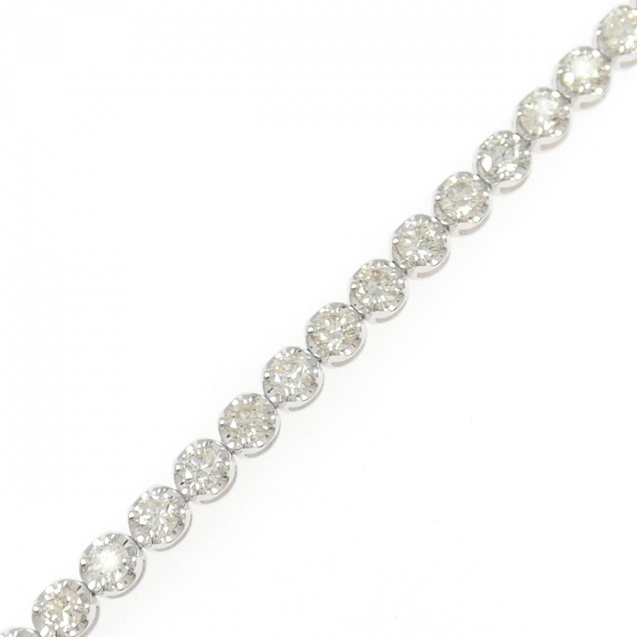 K18WG ダイヤモンド ブレスレット 3.00CT