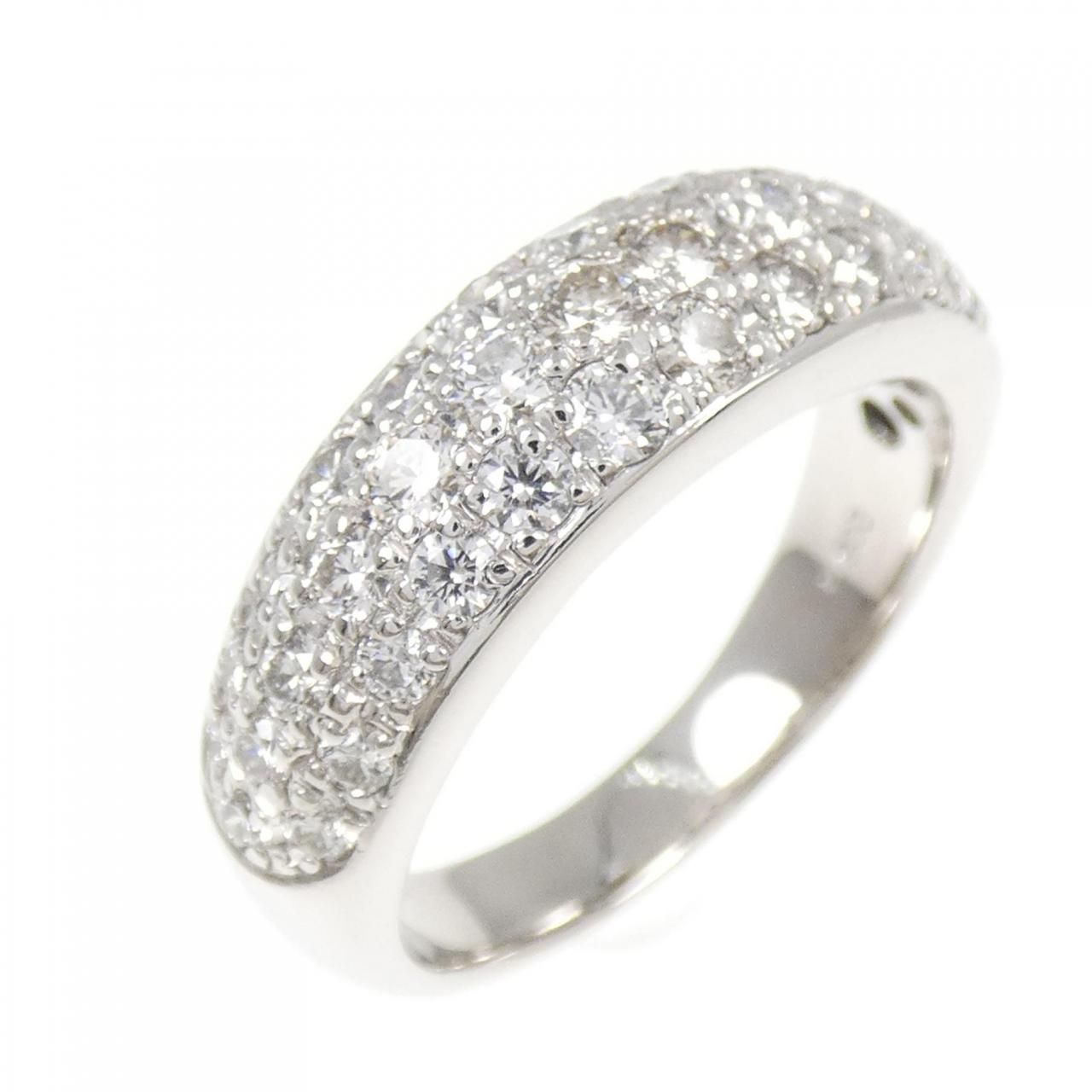 PT900 パヴェ ダイヤモンド リング 1.00CT