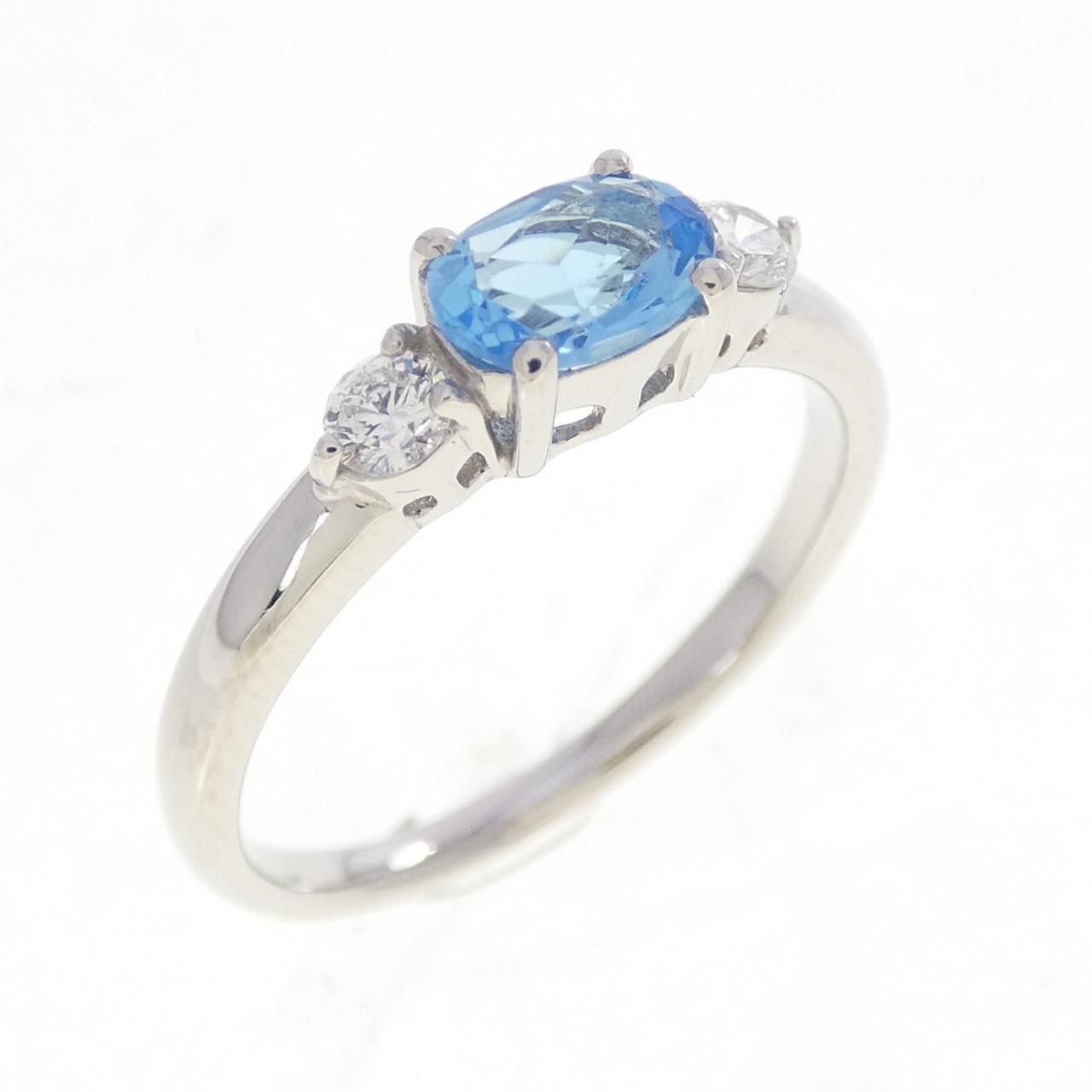 PT900 ブルートパーズ リング 0.47CT