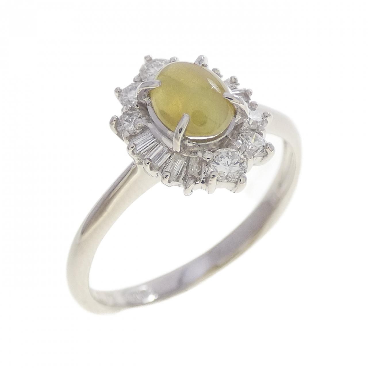 PT900 クリソベリルキャッツアイ リング 0.72CT