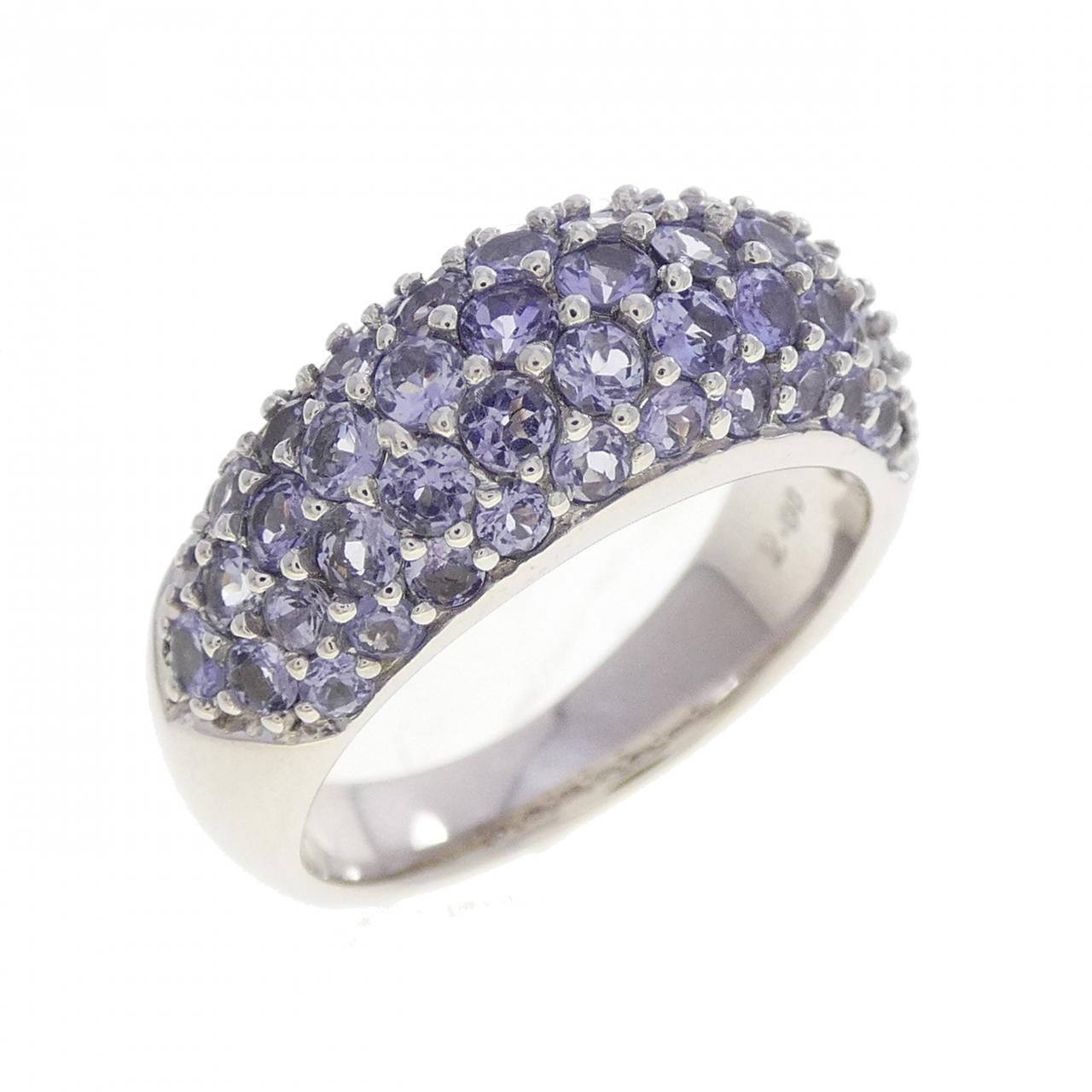 K9WG パヴェ タンザナイト リング 2.00CT