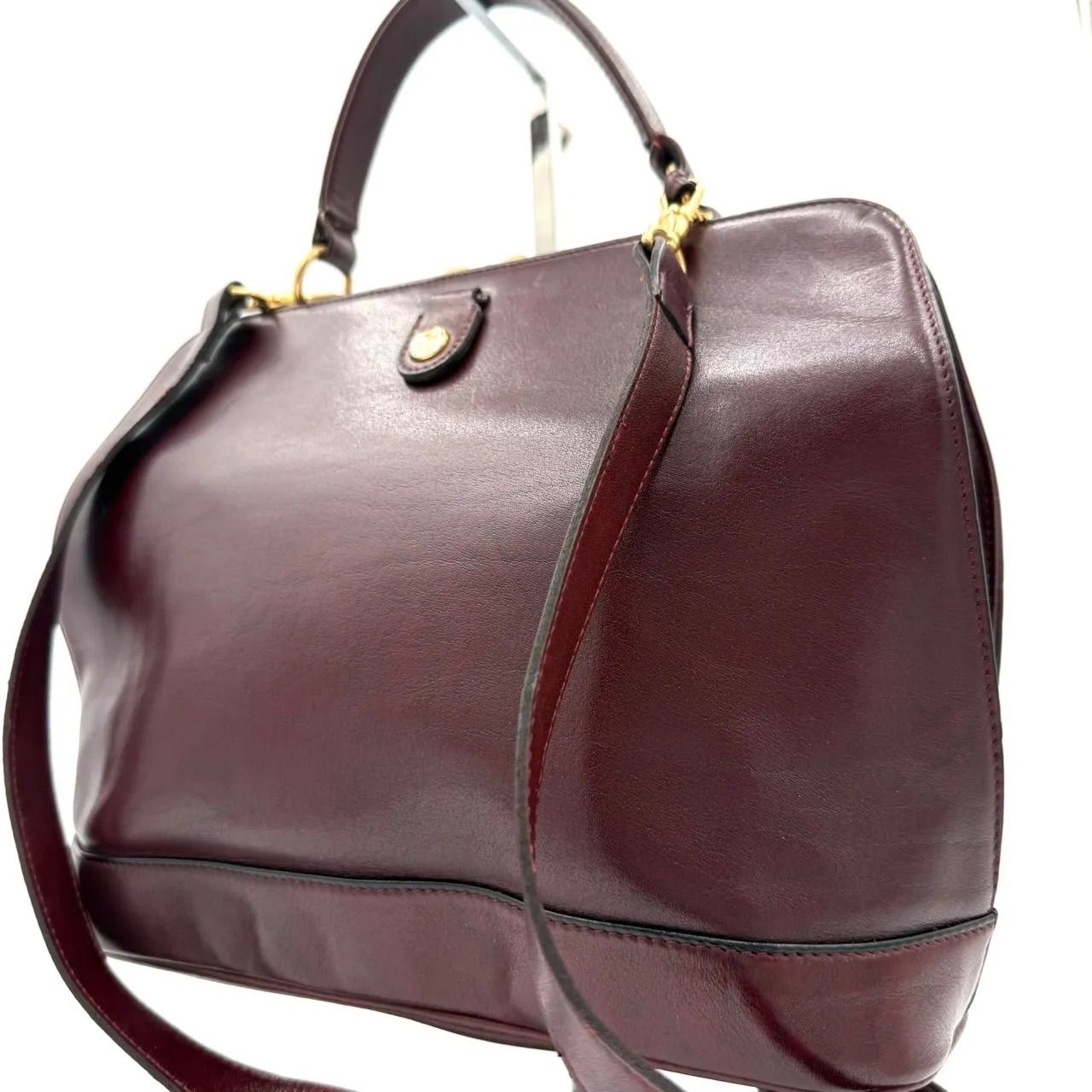 GOLDPFEIL ゴールドファイル 2WAY ハンドバッグ ショルダーバッグ 茶