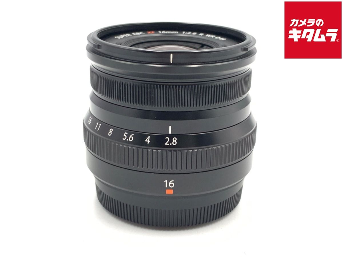 【中古】 【良品】 フジフイルム XF16mm F2.8 R WR ブラック