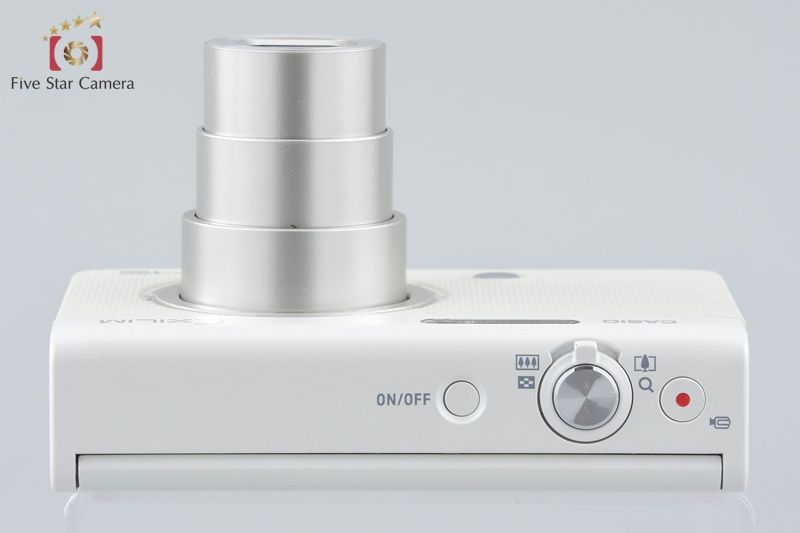 中古】Casio カシオ HIGH SPEED EXILIM EX-ZR50 ホワイト コンパクト