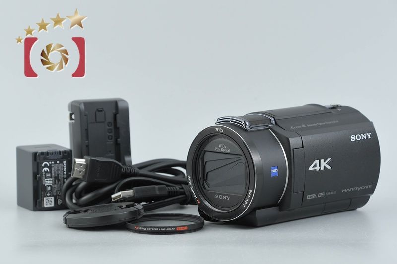【中古】SONY ソニー HANDYCAM FDR-AX45 ブラック ビデオカメラ 多言語対応